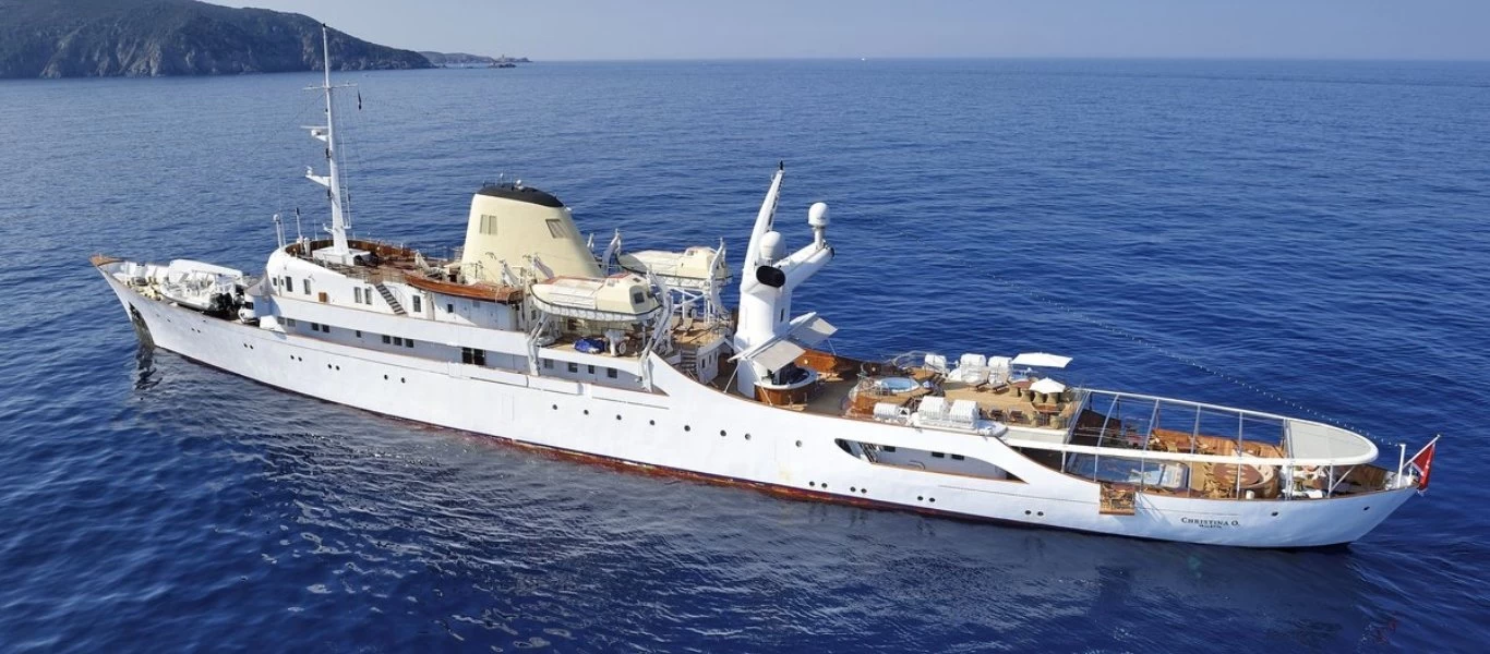 Στην Κρήτη η θαλαμηγός «Christina O» του Α.Ωνάση - Σε υψηλά επίπεδα το... ενοίκιο